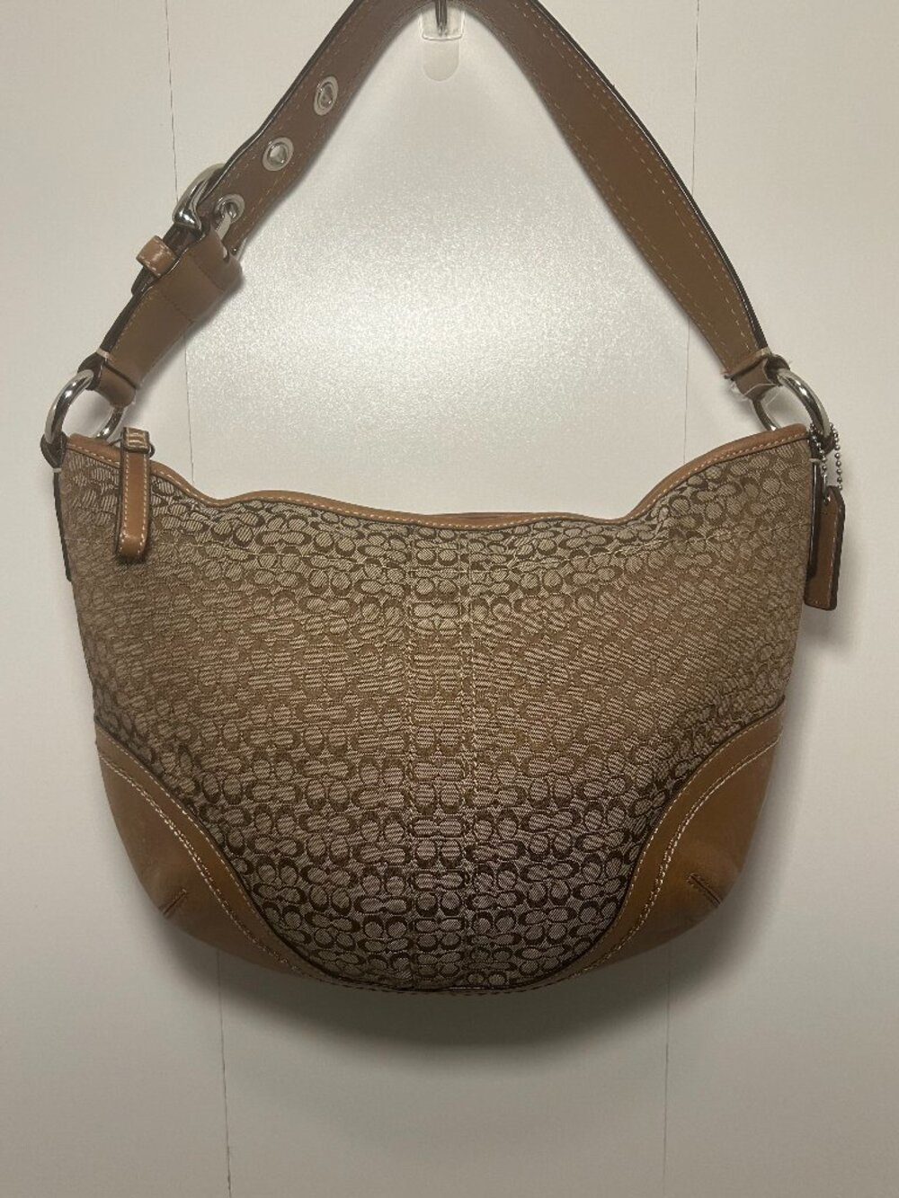 Coach Signature Soho Hobo Shoulder Bag Y2K Brown Tan … - Gem